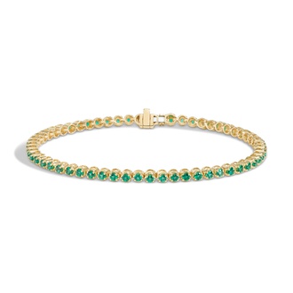 Lab Created Emerald Tennis Bracelet