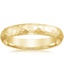 Yellow Gold 4mm Canyon Wedding Ring