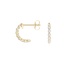 18K Yellow Gold Petite Marseille Diamond Huggie Earrings (1/4 ct. tw.), smalladditional view 1