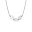 14K White Gold Engravable Triple Initial Necklace, smalladditional view 1