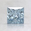 1.03 Ct. Fancy Intense Blue Princess Lab Created Diamond