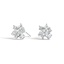 Mixed Shape Cluster Diamond Earrings 
