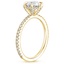 18KY Aquamarine Six Prong Luxe Viviana Diamond Ring (1/3 ct. tw.), smalltop view