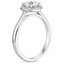 Platinum Halo Diamond Ring (1/6 ct. tw.), smallside view