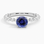 Sapphire Luxe Marseille Diamond Ring in 18K White Gold