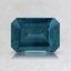 7x5mm Teal Emerald Cut Sapphire