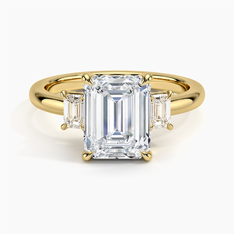 Rhiannon Three Stone Diamond Ring - Brilliant Earth