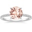 18KW Morganite Luxe Ballad Diamond Ring (1/4 ct. tw.), smalltop view