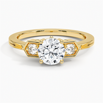 Jaqueline Art Deco Diamond Ring - Brilliant Earth
