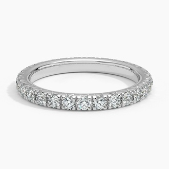 Luxe French Pavé Eternity Diamond Ring