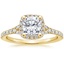 18K Yellow Gold Joy Diamond Ring (1/3 ct. tw.), smalltop view