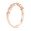 14K Rose Gold Tiara Diamond Ring (1/10 ct. tw.), smallside view