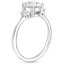 18K White Gold Sonata Diamond Ring, smallside view