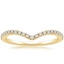 Yellow Gold Flair Diamond Ring (1/6 ct. tw.)