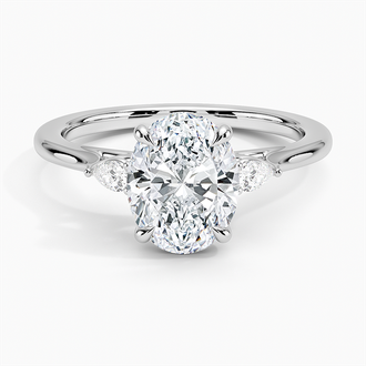 Platinum Perfect Fit Aria Three Stone Diamond Ring