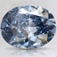 2.05 Ct. Fancy Vivid Blue Oval Lab Created Diamond