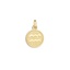 14K Yellow Gold Aquarius Zodiac Diamond Charm, smalladditional view 3