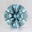 1.54 Ct. Fancy Deep Blue Round Lab Created Diamond