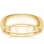 Yellow Gold 6mm Comfort Fit Wedding Ring 