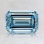 1.50 Ct. Fancy Intense Blue Emerald Lab Created Diamond