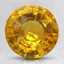 8.5mm Yellow Round Sapphire