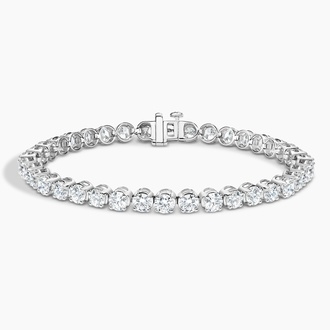 Platinum Diamond Tennis Bracelet 10 Carats