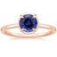Rose Gold Sapphire Devon Ring