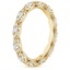 18K Yellow Gold Tacori Petite Crescent Pavé Eternity Diamond Ring (5/8 ct. tw.), smallside view