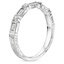 18K White Gold Vintage Diamond Baguette Ring (1/3 ct. tw.), smallside view