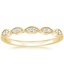 18K Yellow Gold Cadenza Diamond Ring (1/10 ct. tw.), smalltop view