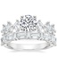 18K White Gold Plaza Diamond Ring with Frances Diamond Ring (1 ct. tw.)