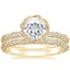 18KY Moissanite Nova Diamond Bridal Set (3/4 ct. tw.), smalltop view