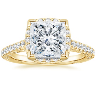 Tacori Petite Crescent Classic Bloom Diamond Ring - Brilliant Earth