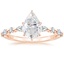 14KR Moissanite Versailles Diamond Ring (1/3 ct. tw.), smalltop view