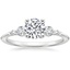 18K White Gold Sloane Diamond Ring, smalltop view
