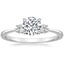 Platinum Selene Diamond Ring (1/10 ct. tw.), smalltop view