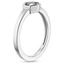 Platinum Hex Black Diamond Signet Ring (1/2 ct. tw.), smallside view