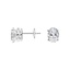 18K White Gold Oval Diamond Stud Earrings (1 ct. tw.), smalladditional view 1