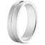 Platinum Ezra Black Diamond Wedding Ring, smallside view
