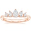 Rose Gold Agave Diamond Ring