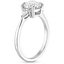 18KW Sapphire Aria Three Stone Diamond Ring (1/10 ct. tw.), smalltop view