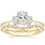 18K Yellow Gold Sonata Diamond Ring with Avery Diamond Ring