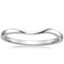 18K White Gold Grace Contoured Ring, smalltop view