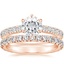 14KR Moissanite Luxe Sienna Diamond Bridal Set (1 1/8 ct. tw.), smalltop view