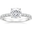 18KW Moissanite Constance Diamond Ring (1/3 ct. tw.), smalltop view
