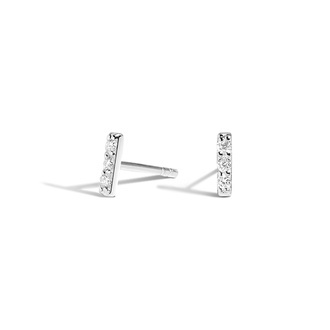 Pavé Bar Diamond Earrings Image