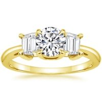 Custom Vintage Style Diamond Baguette Ring | Brilliant Earth