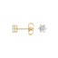 18K Yellow Gold Hexagon Lab Diamond Stud Earrings (1/2 ct. tw.), smalladditional view 1