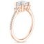 14K Rose Gold Lyra Diamond Ring (1/4 ct. tw.), smallside view