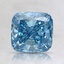 1.49 Ct. Fancy Intense Blue Cushion Lab Grown Diamond
